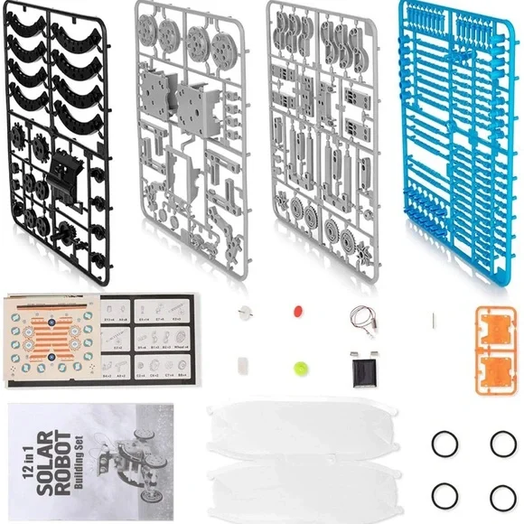 STEM Toys Solar Robot 12-in-1 Educational science toy powered by solar - Picture 7 of 7